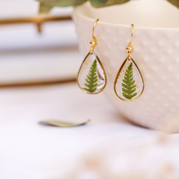 Viseči Uhani - Solzica / Praprot