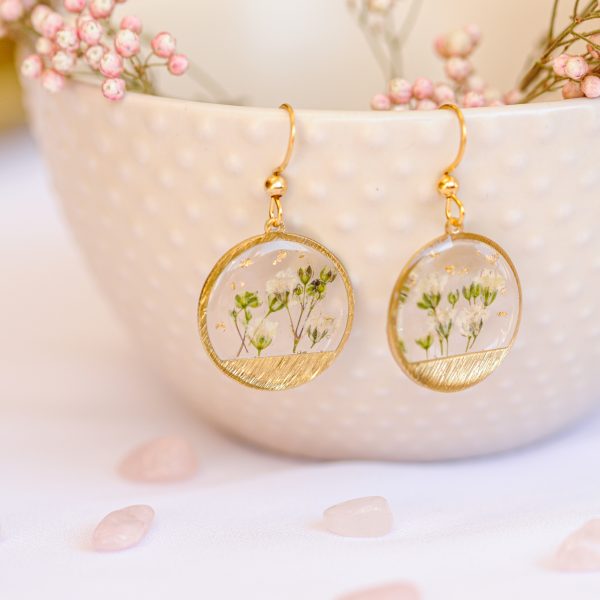 Viseči uhani Baby's breath - Mini